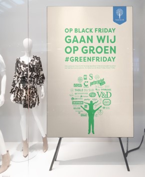Green Friday etalage Green Friday poster